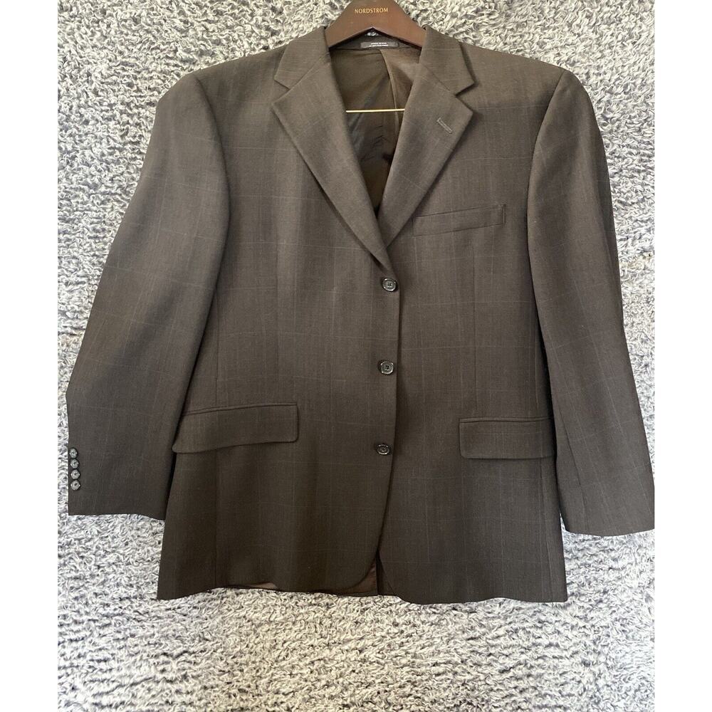 Austin Reed Mens Blazer Sport Coat Casual Jacket Size 42 R Wool Made In USA